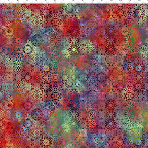 Impressions 5JYS 1 small mosaic multi for In the Beginning Fabrics