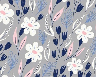 The Meadow Lane 3174-S silver large floral by The Tiny Garden for P&B