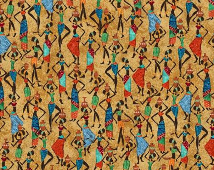 End of Bolt 21” Kenya CX9988-MULTI-D African Woman for Michael Miller ...