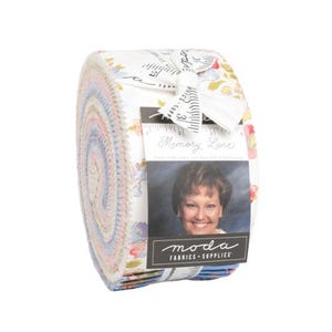 Memory Lane Jelly Roll 18780JR-40 piece by Brenda Riddle Designs for Moda