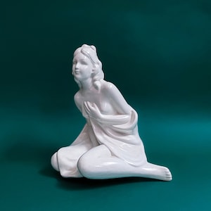 Mid-Century Ceramic Female Sculpture