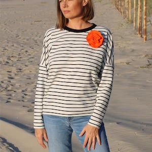 Womens blouse pattern, PDF Blouse Sewing Pattern, PDF Blouse Woman Pattern, Long sleeve pattern blouse