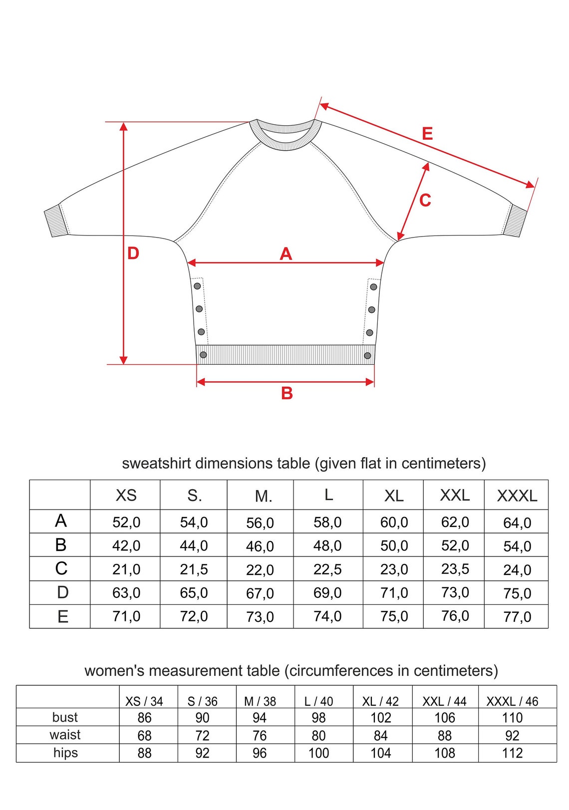 Raglan Sleeve Sweatshirt Pattern Sweatshirt Pattern Blouse Pattern