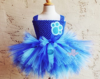 blue tutu dress girl