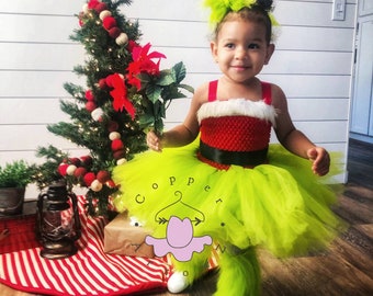 girls christmas tutu
