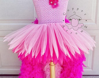 flamingo tutu dress