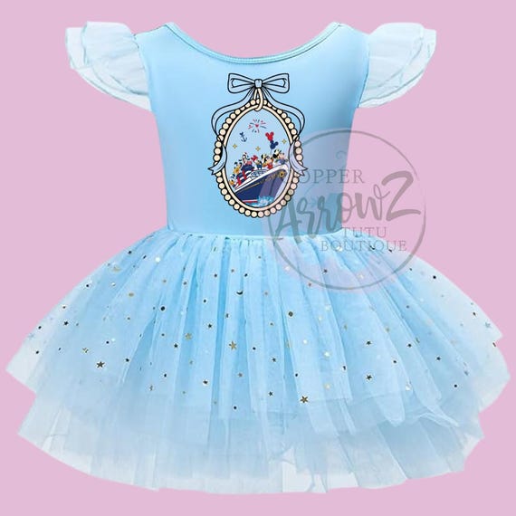Disney Cruise Tutu Dress Girl, Cruise Vacation Outfit, Disney Cruise Ship Dress Toddler, Nautical Party Outfit Girl, Tutu Leotard