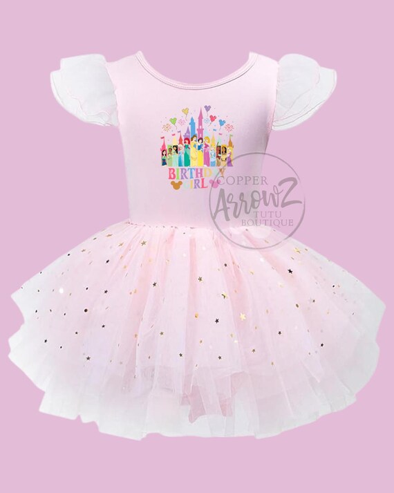 birthday princess tutu dress Disney Birthday Tutu, Princesses Dress, Cinderella Castle Dress, Tutu, Disney Princess Tutu, Disney Tutu