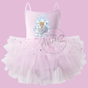 Cinderella Castle Tutu Leotard: Bibbidi Bobbidi Two Birthday Outfit