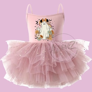 Halloween Minnie Mouse Tutu | Dusty Pink Baby Girl Dress | Disney Fall Outfit | Toddler Halloween Costume | Not So Scary Park Dress