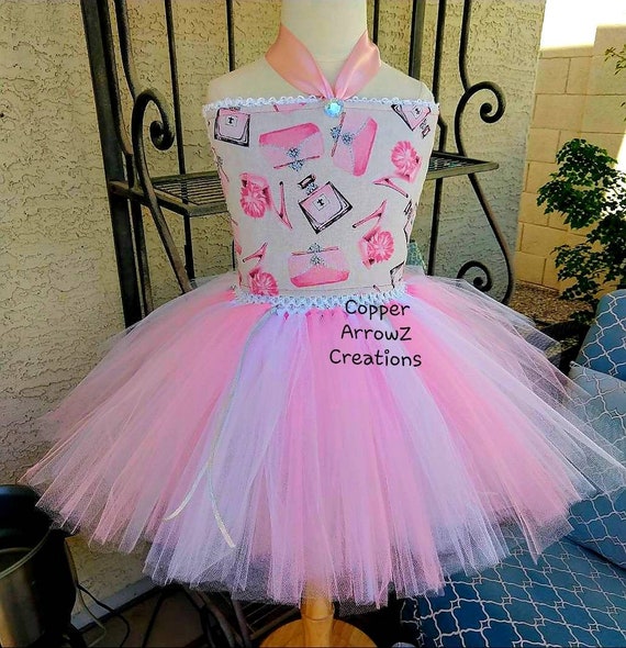 pink and white tutu dress