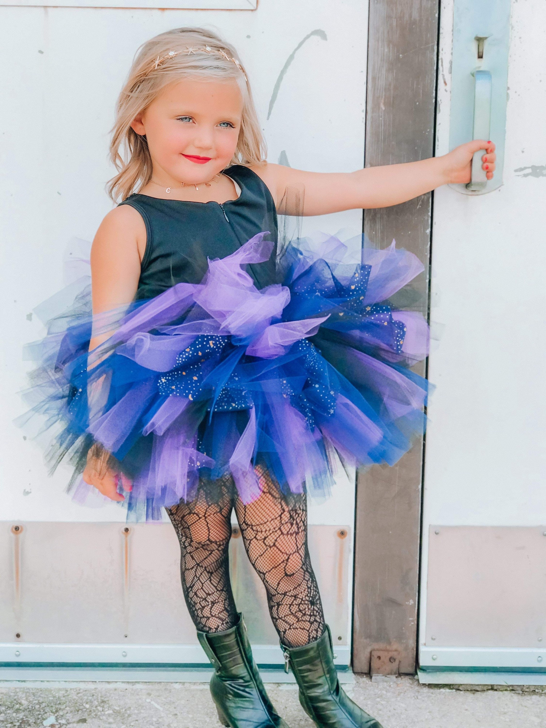purple and black tutu dress Black and Purple Inspired Tutu Dress Size No to 12 Years