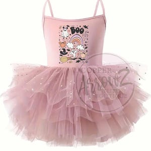 Disney Halloween Tutu | Mauve Toddler Girl Outfit | Mouse Pumpkin Leotard | Baby Girl Spooky Dress | Halloween Park Costume