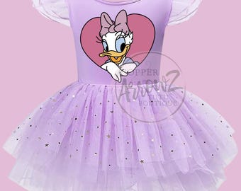 daisy duck purple dress Daisy Duck Elegant Purple Dress PNG
