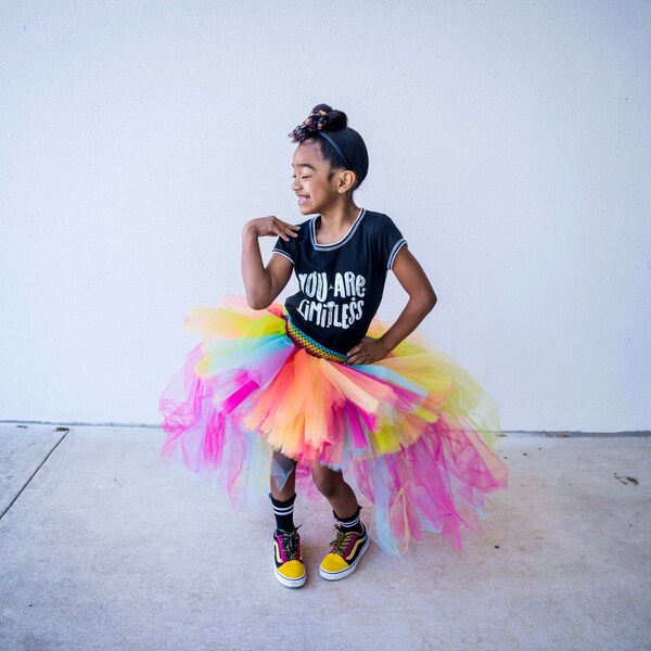 Zeyoy 5-Layer Tutu Skirt For Women - Elastic Waist Tulle Skirt For Parties, Halloween & Dance