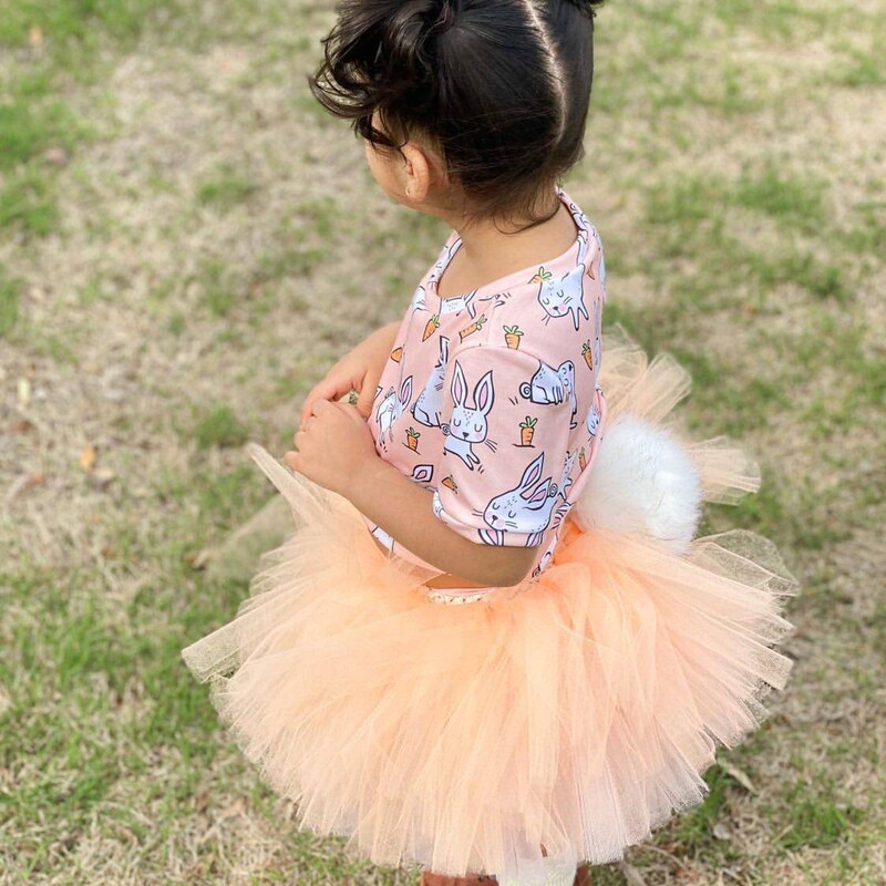 CORAL TUTU & BOW BUNNY main image 1