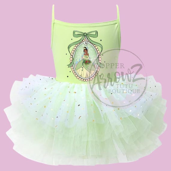 open lace back dress Princess tiana tutuset