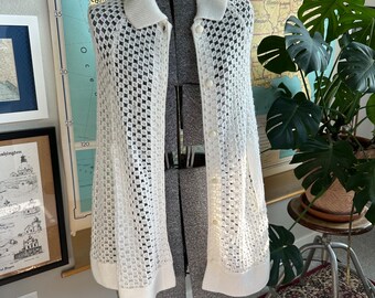 Vintage Crochet Cape - Made in Japan