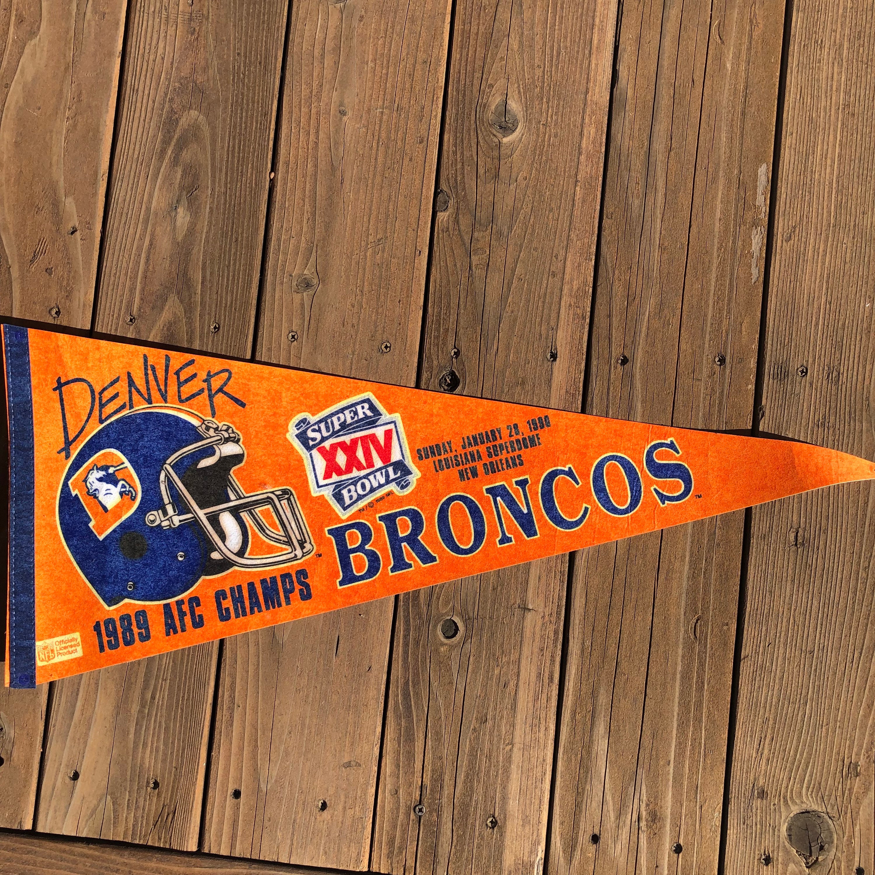 Denver Broncos Super Bowl Banner Collection Photo Mint