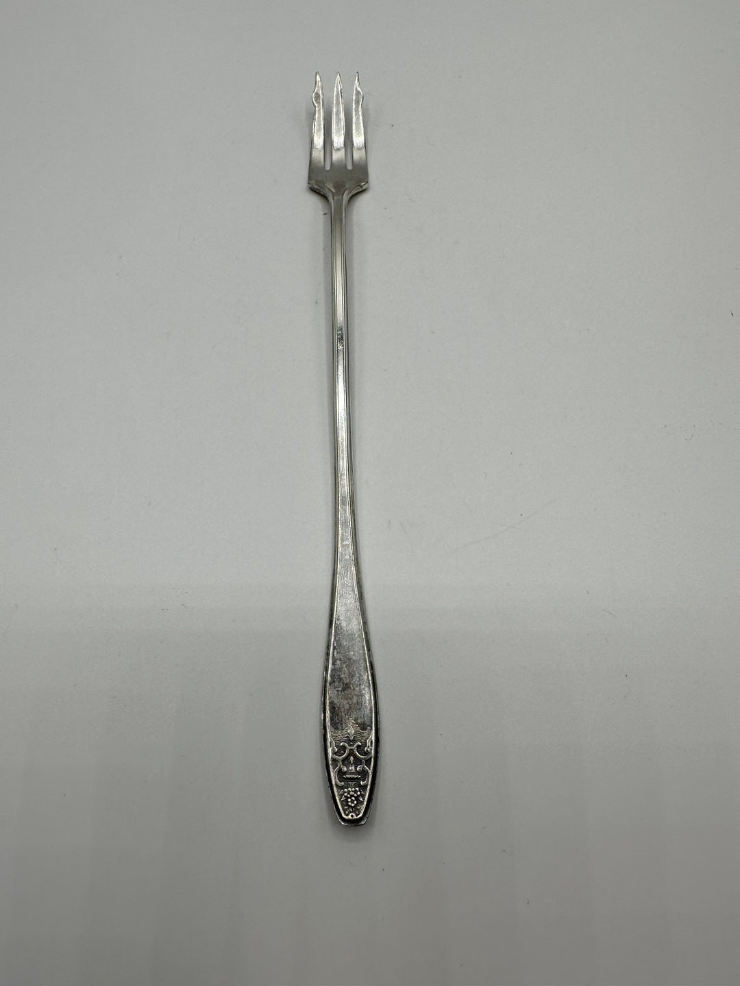 Vintage Lady Doris Silver Plate Long Handle Pickle Fork 1929 Etsy