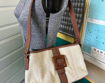 Unique Vintage Y2K St. John's Bay Woven Shoulder Bag