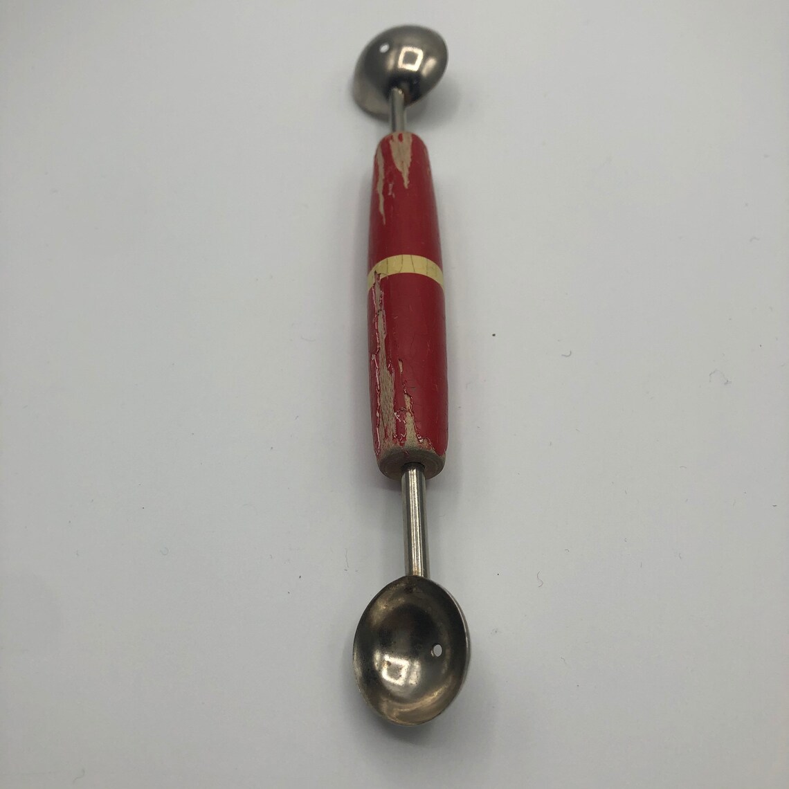 Vintage Melon Baller With Wood Handle Etsy