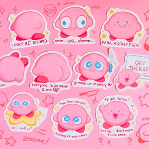 Kirby Stickers (memes)