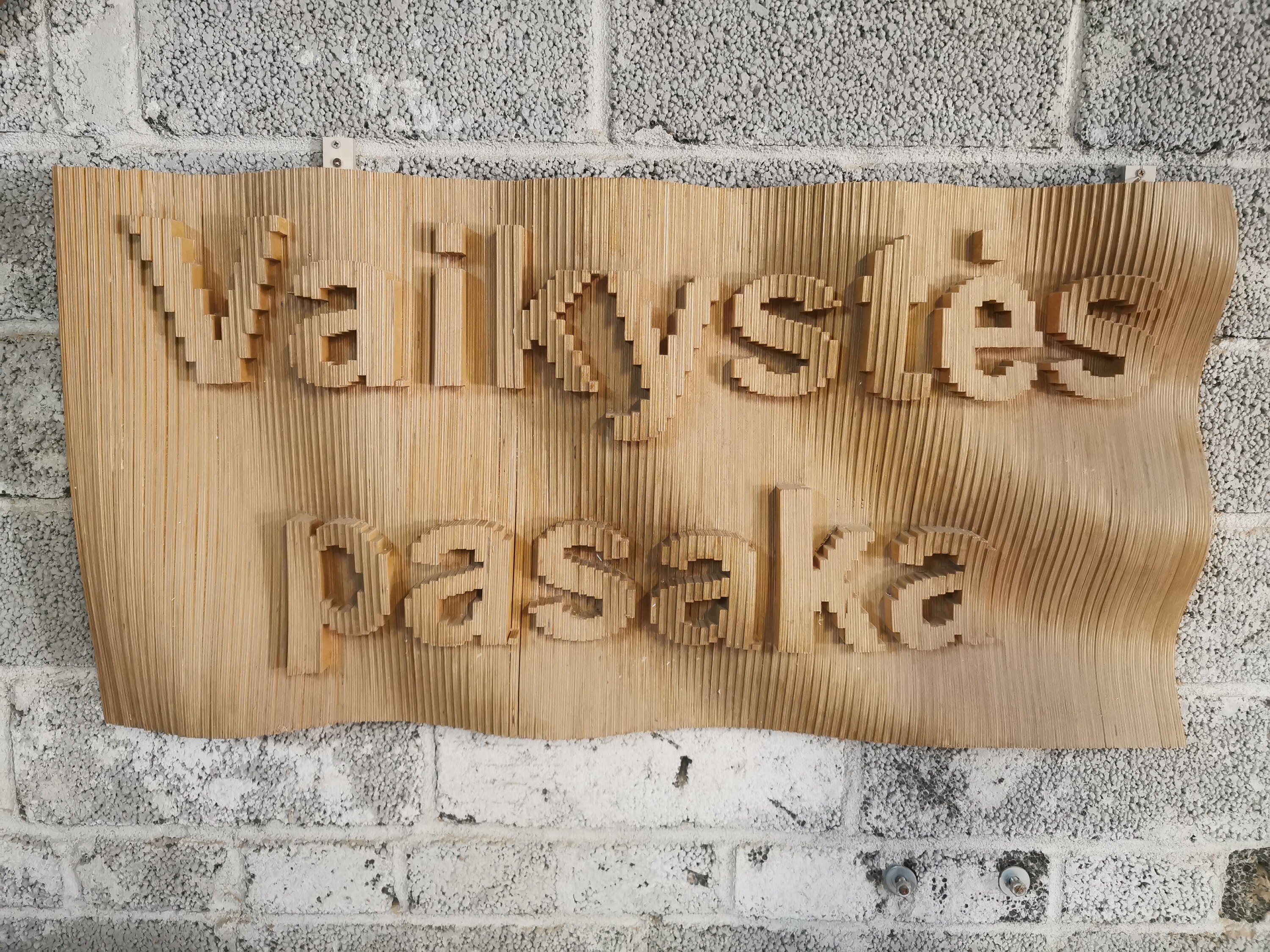 Personalized Wooden Wall Art 3D Sound Diffuser Hanging Custom Size Home ...