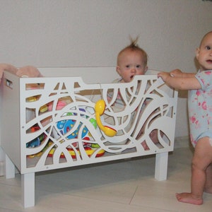 Organize Cluttered Kids Rooms with This Beautifully Crafted Wooden Toy Box with a Bench Top for Extra Seating