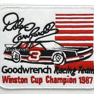 Vintage Nascar Racing Hat Iron Patch Dale Earnhardt Sr. Goodwrench Chevy 1987