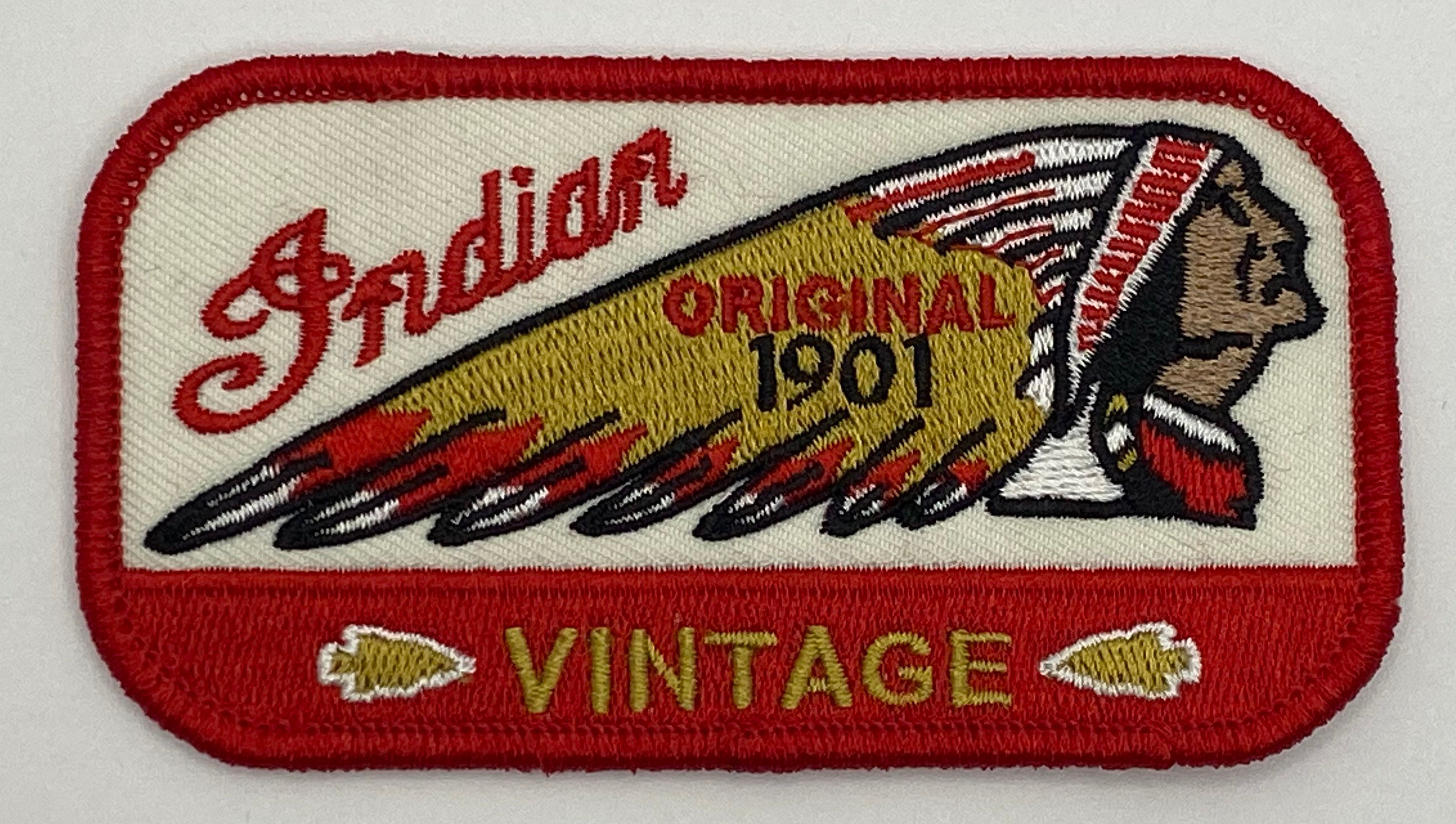 Indian Motorcycle Patch Vintage Style Retro Iron Sew on Hat | Etsy