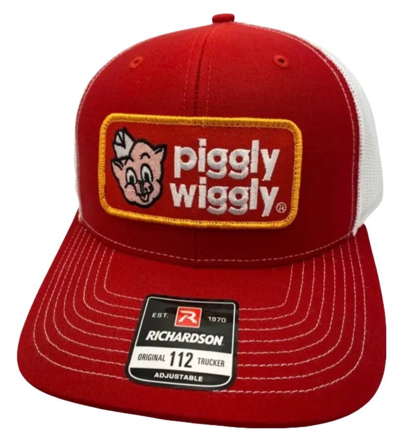 Piggly Wiggly Grocery Store Trucker Hat Richardson 112 Cap Vintage