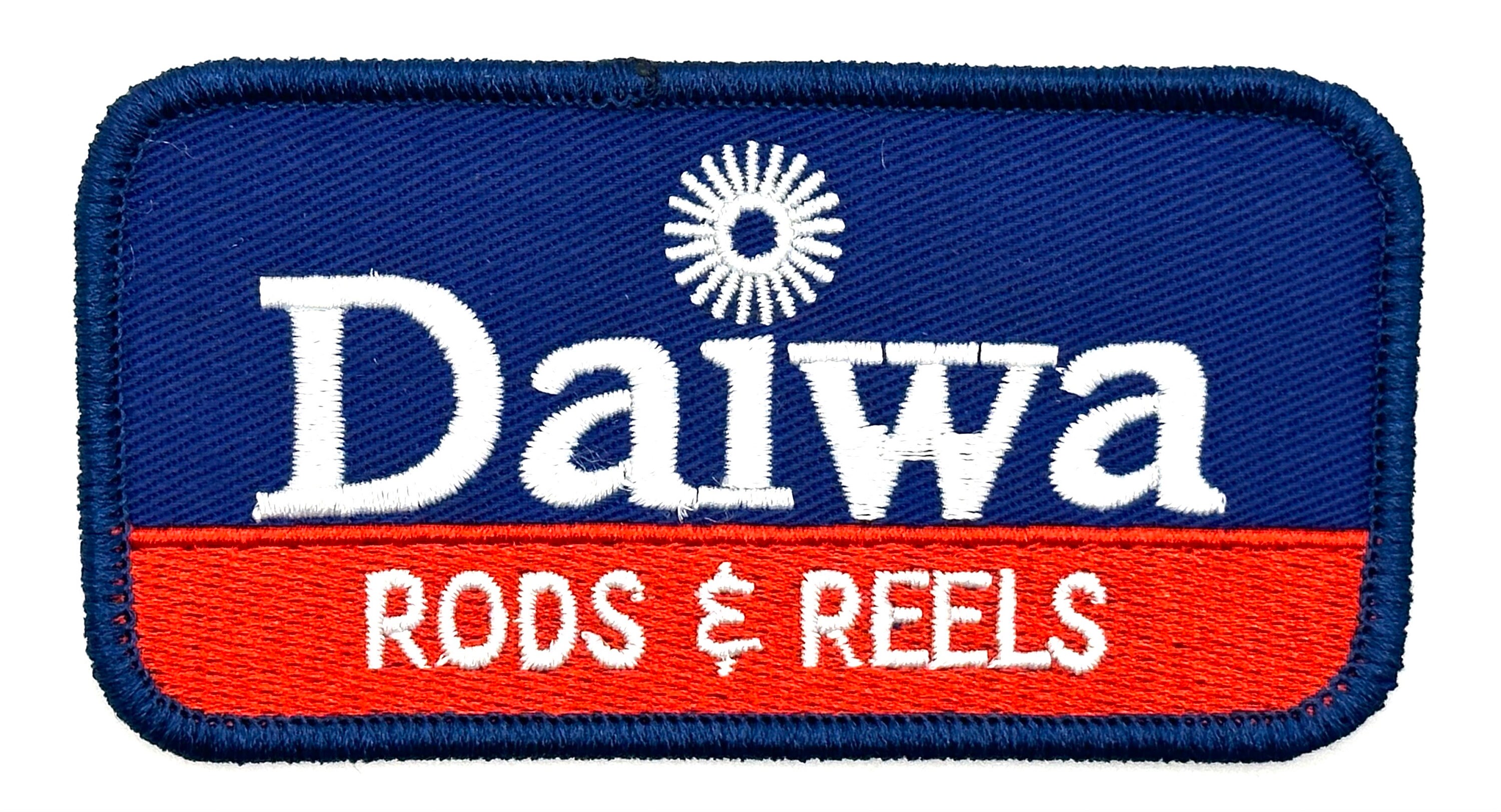 Daiwa Rods & Reels Fishing Lures Patch Tackle Vintage Style Retro