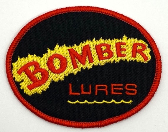 Bomber Fishing Lures Patch Tackle Vintage Style Retro Sew Iron Patch Hat Cap  -  Norway