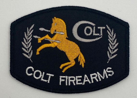 COLT AMERICAN CLASSIC GUN EMBROIDERED IRON-OR SEW ON QUALITY PATCH UK SELLER 