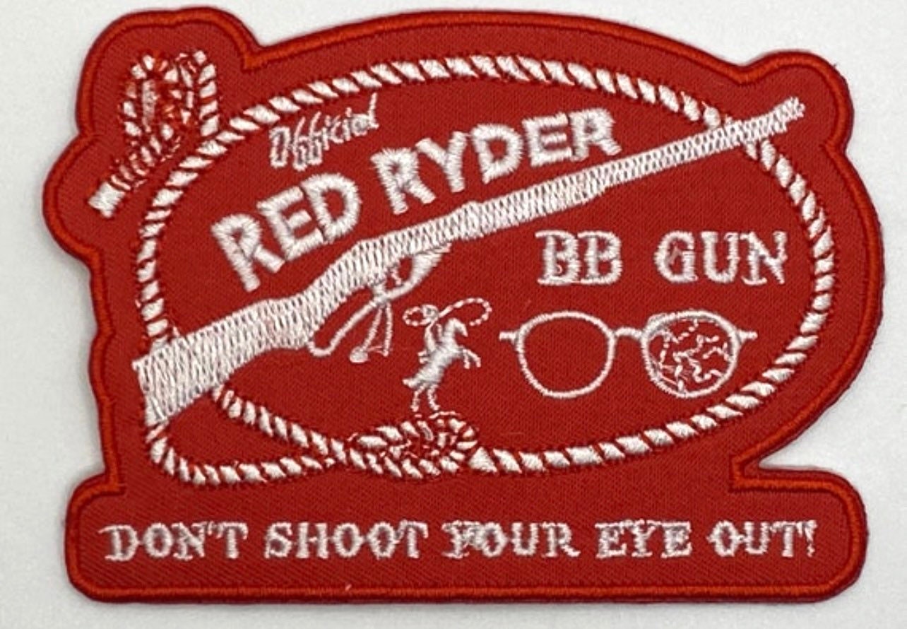 Red Ryder BB Gun Christmas Story Iron Sew Patch Vintage Style
