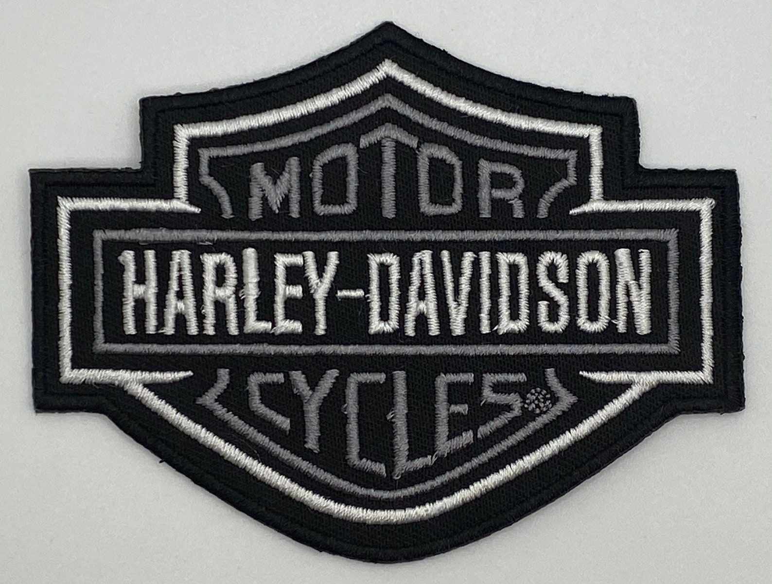 Harley Davidson Black Gray Motorcycle Patch Vintage Style - Etsy