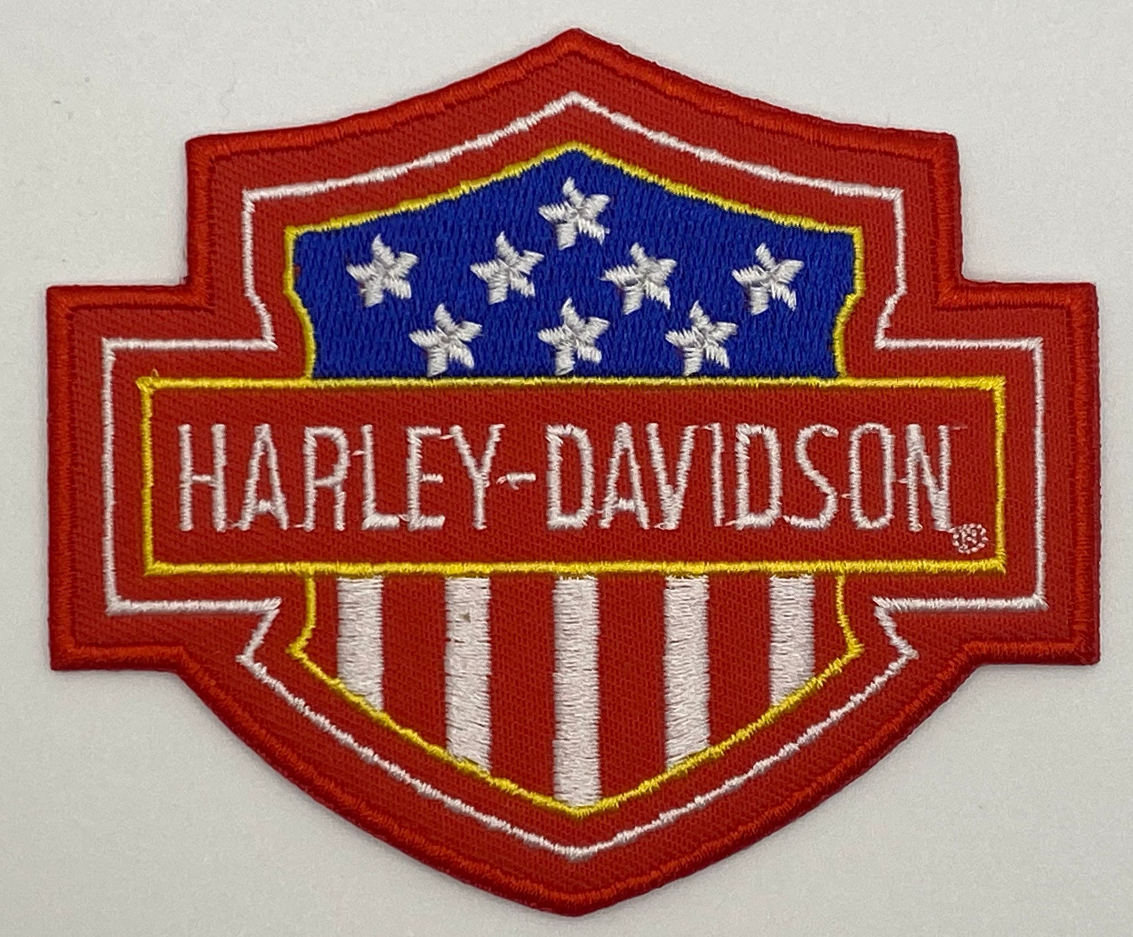 Harley Davidson Motorcycle Patch. Measures 4 X 3 1/4 Inches. Etsy