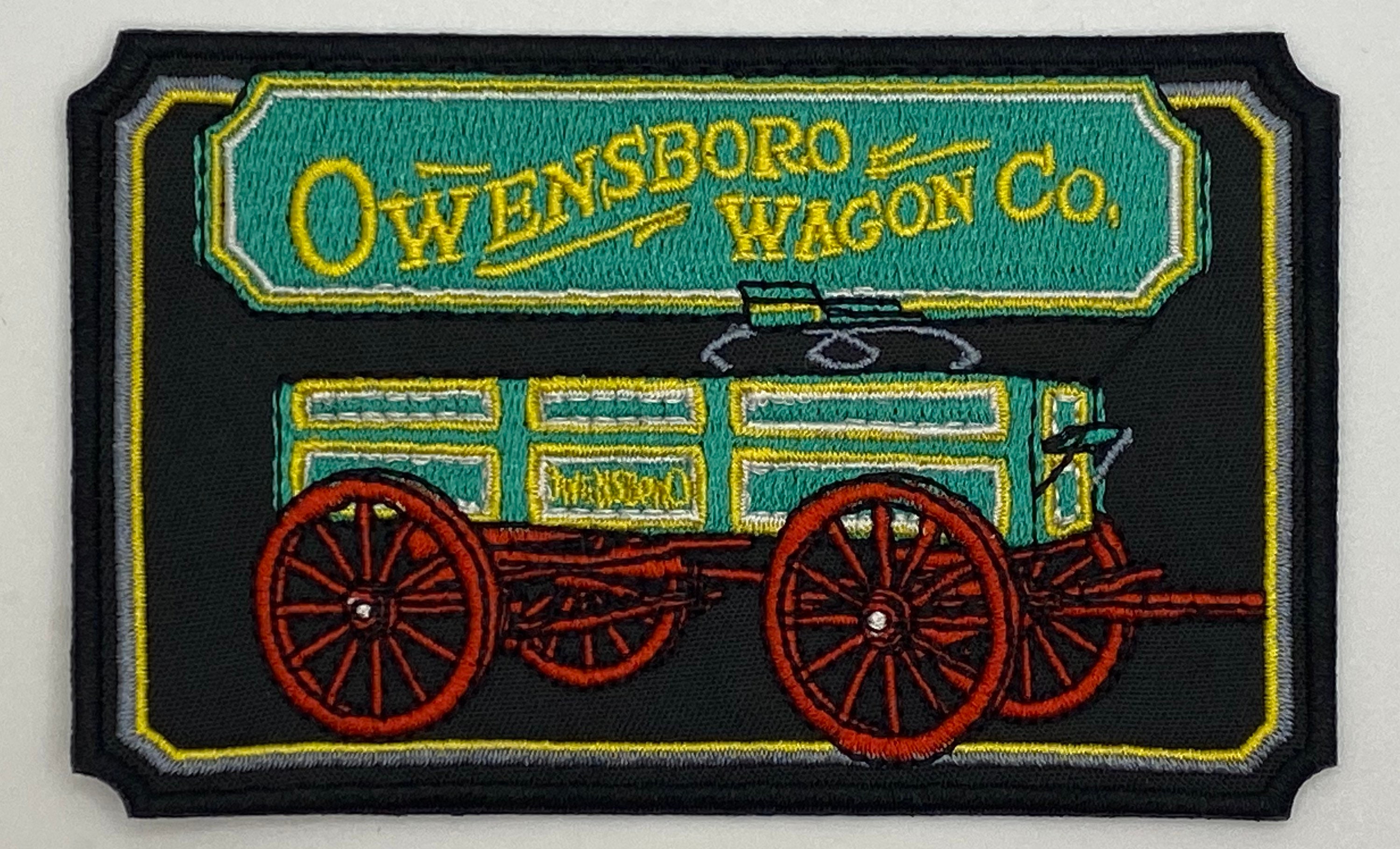 Owensboro Wagon Company Stagecoach Vintage Style Retro Patch