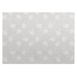 Blumenmuster Auf Stoff Stuhlmatte, Graue Bürostuhl Bodenschoner, Stuhlbodenschoner, Muster Schreibtischstuhl Matte, Computer Stuhl Matte