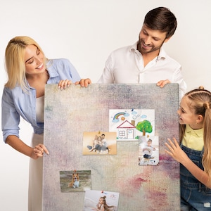 Paint splashes, Multicolour, XXL Student&#39;s Notes Board, Personalized Pattern, Pins included, Cork board, Idea Board