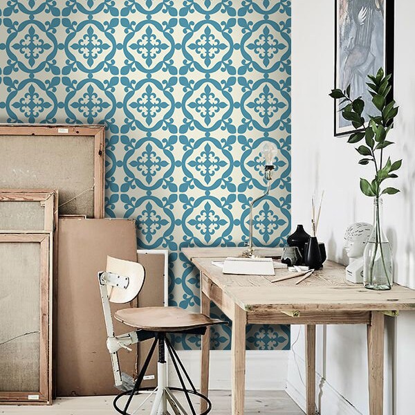 Golden Moroccan Wallpaper Etsy