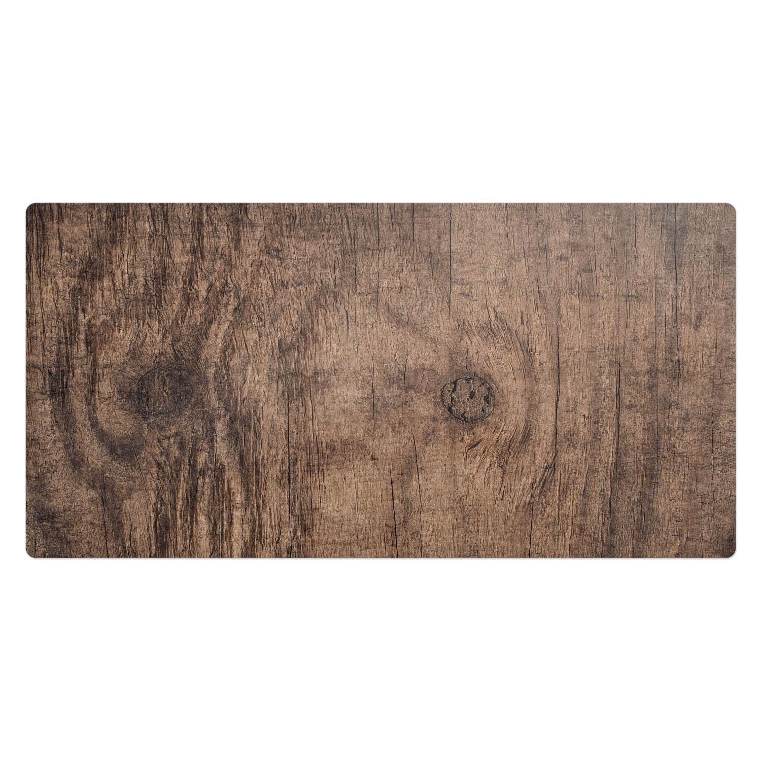 Wooden grain Desk Mat, Brown Desk Pad, PVC Table Protector, Textures Desk Cover, Computer Decoration