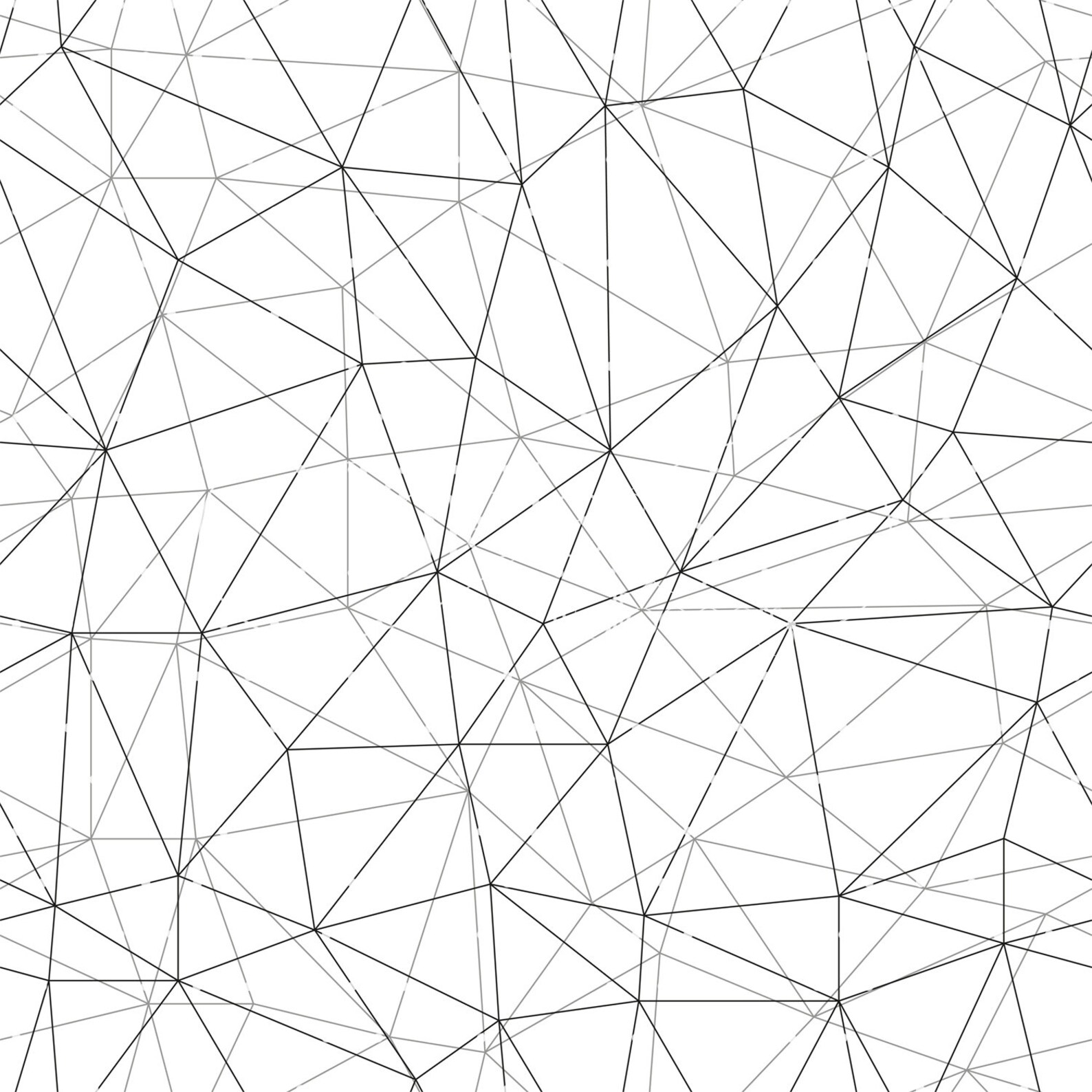 Net Geometric Removable Wallpaper White and Black Wall Mural Etsy