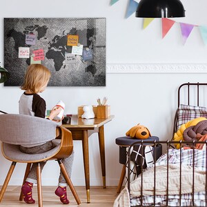 Gray World map concrete, Trip Map, Places You&#39;ve Been, Travel Tracker, Map Pattern