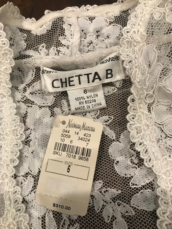 Lace/Crochet Chetta B Blazer 310 dollar store val… - image 2