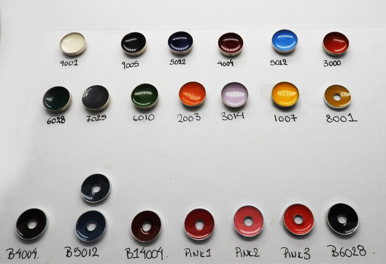 Silver 925 Earrings / Elegant Minimalist Earrings / Handmade / earings with color image 4