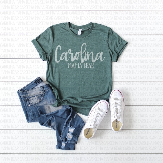 Bella Canvas 3001 Forest Heather Unisex T-Shirt Mockup