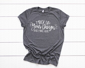 Bella Canvas 3001 Heather Cardinal Unisex Basic T Shirt Etsy