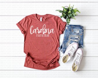 Download Free Bella Canvas 3001 Heather Clay Unisex Basic T-shirt Mockup W/Shorts | Shirt Mockup | Bella Canvas Mock Up | Feminine Mockup PSD Template
